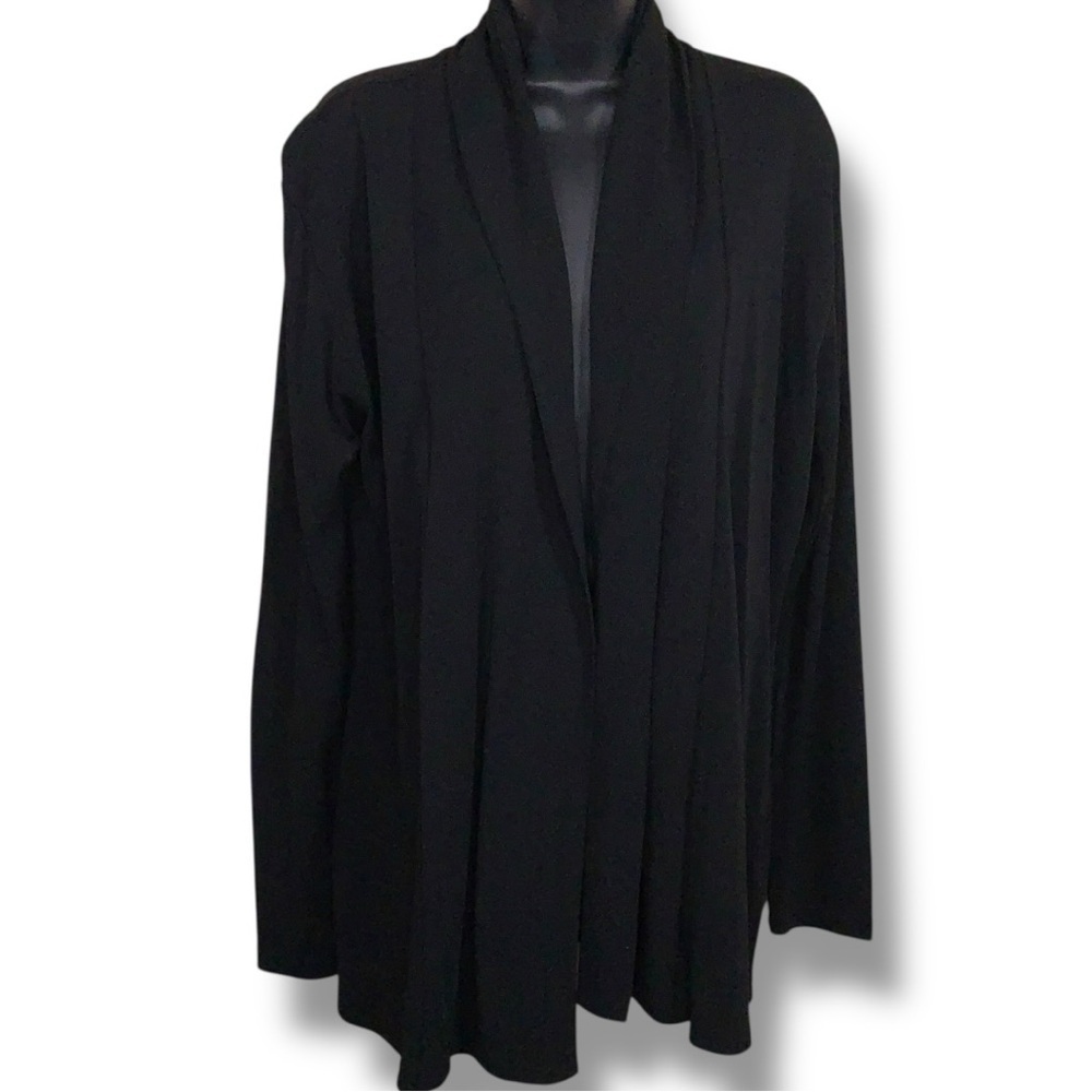 Small Liz Claiborne Long Sleeve Shrug Stretch Open Front